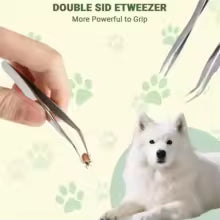 Set Pinzette per Zecche – Rimozione Sicura per Cani e Gatti